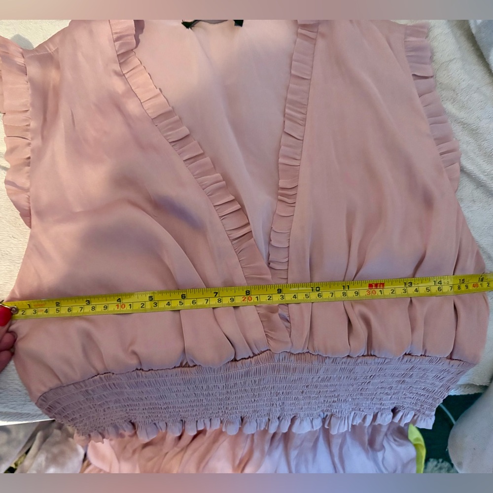NWT Banana Republic light salmon pink maxi dress - Picture 4 of 4